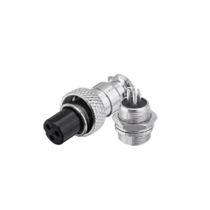 GX12 3PIN MALE FEMALE PANEL AVIATION PLUG