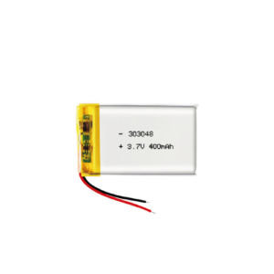 303048 3.7V 400 MAH LITHIUM-POLYMER