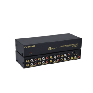 SPLITTER BOX AUDIO VIDEO 8-PORT FJ-108AV